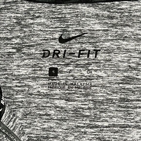 NIKE Running Men's Dri-fit Element 1/2 Zip Long Sleeve Zip Neck Pullover Gray - Picture 8 of 9